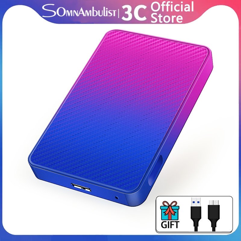 ฮาร์ดดิสก์มือถือแบบพกพาใหม่ 320GB, 500GB, 1TB 2.5 "USB3.0 ฮาร์ดดิสก์ภายนอกความเร็วสูง 250GB, 160GB, 120GB HDD เหมาะสําหรับคอมพิวเตอร์, ทีวี