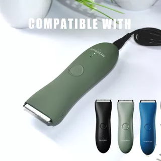 เปลี่ยนเครื่องชาร์จสําหรับสายชาร์จ Meridian Trimmer เข้ากันได้กับ Meridian Grooming เครื่องโกนหนวดไฟฟ้า 6.5Ft อะแดปเตอร์จ่ายไฟสายไฟ