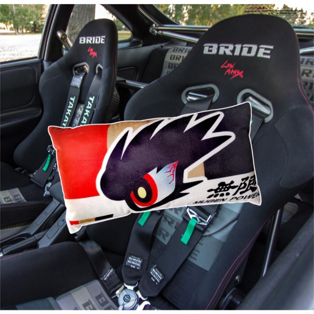 1pc Mugen Power รถที่นั่งคอหมอนที่นั่งอัตโนมัติหัวคอ Rest เบาะ Headrest อุปกรณ์ตกแต่งภายในสําหรับ Ho