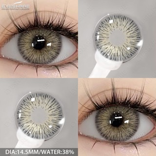 Eyeshare ใหม่สีเทาคอนแทคเลนส์ Eye Makeup 14.5 มม.สีสัมผัสธรร…