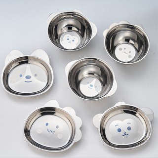 อุจไก 316จานอาหารค่ําสแตนเลสในครัวเรือนชามเด็กชามซุปชามข้าวก…