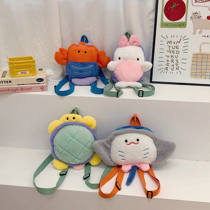 SGL Cinnamon Dog การ์ตูนตุ๊กตาน่ารักกระเป๋าเป้สะพายหลังผู้หญิงแฟชั่นกระเป๋าใบเล็กสไตล์ญี่ปุ่นกระเป๋านักเรียนนักเรียน SGL - รูปที่ 3