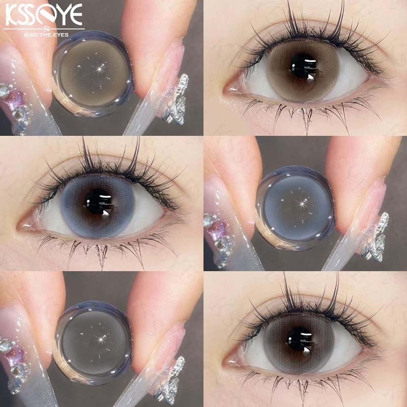 KSSEYE คอนแทคเลนส์สี 2 ชิ้น Mech Series Soft Contact Lens 6-12 เดือนระดับการใช้งาน (0.00-8.00)