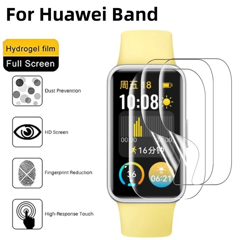 Compatible For Huawei band 10 ฟิล์ม Huawei band10 NFC ฟิล์ม Huawei Band 9 Film ฟิล์มไฮโดรเจล กันรอยขีดข่วน Huawei Band 9 ฟิล์มอุปกรณ์เสริม Hydrogel Film For Huawei Band 9 8 7,Huawei Band 9 Screen Protector Anti Scratch Huawei Band 10 Screen protector