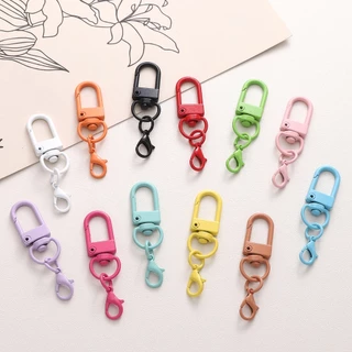 อุปกรณ์สีสีเข็มกลัดกุ้งก้ามกรามแหวนกุญแจ ทําเอง พวงกุญแจกระเป๋าเป้สะพายหลังอุปกรณ์จับมือ