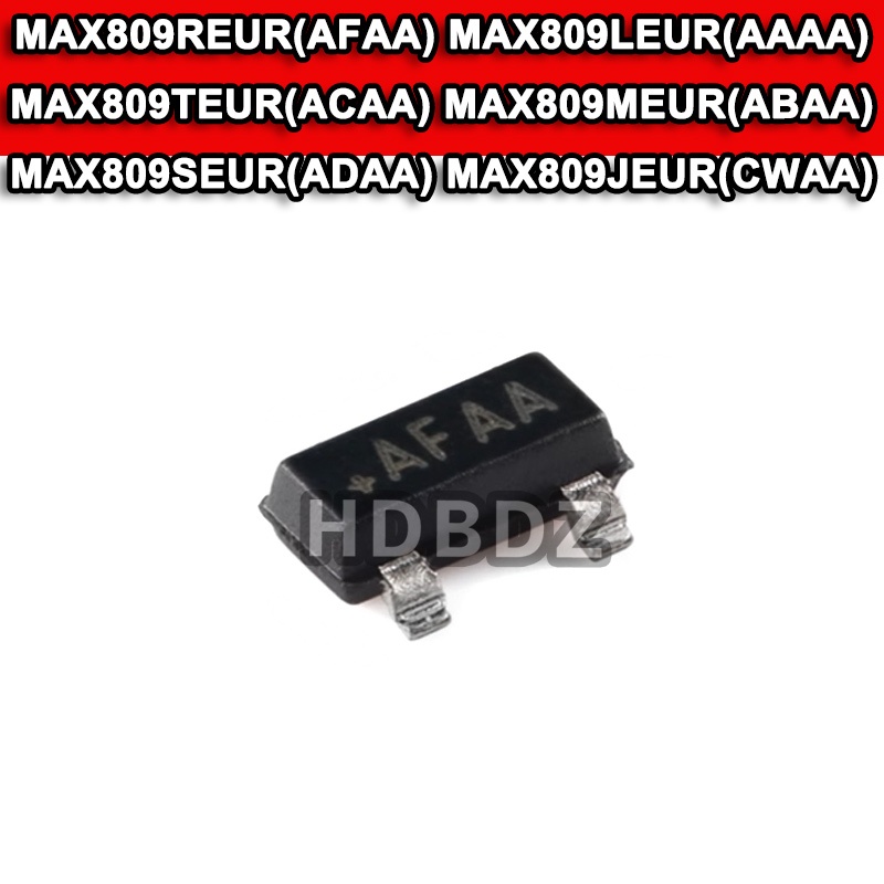20~50PCS MAX809REUR(AFAA)  MAX809LEUR(AAAA)  MAX809TEUR(ACAA)  MAX809MEUR(ABAA)  MAX809SEUR(ADAA)  M