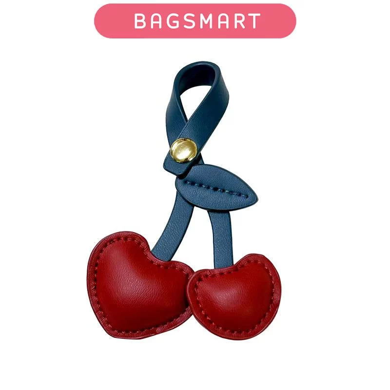 BAGSMART เครื่องประดับกระเป๋าเชอร์รี่ขนาดเล็ก pendant น่ารัก อุปกรณ์เสริมกระเป๋าสำหรับผู้หญิง