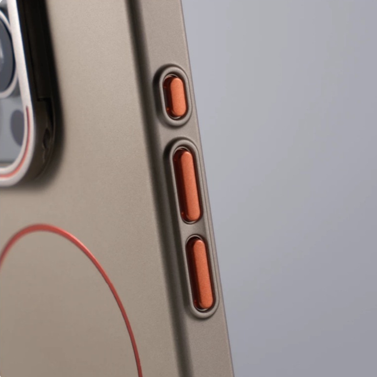 【Glossy coils/Metal bracket/Matte Pc hard Ultra-thin case/Black】เคส compatible for iPhone 13 14 15 16 pro max case - รูปที่ 5