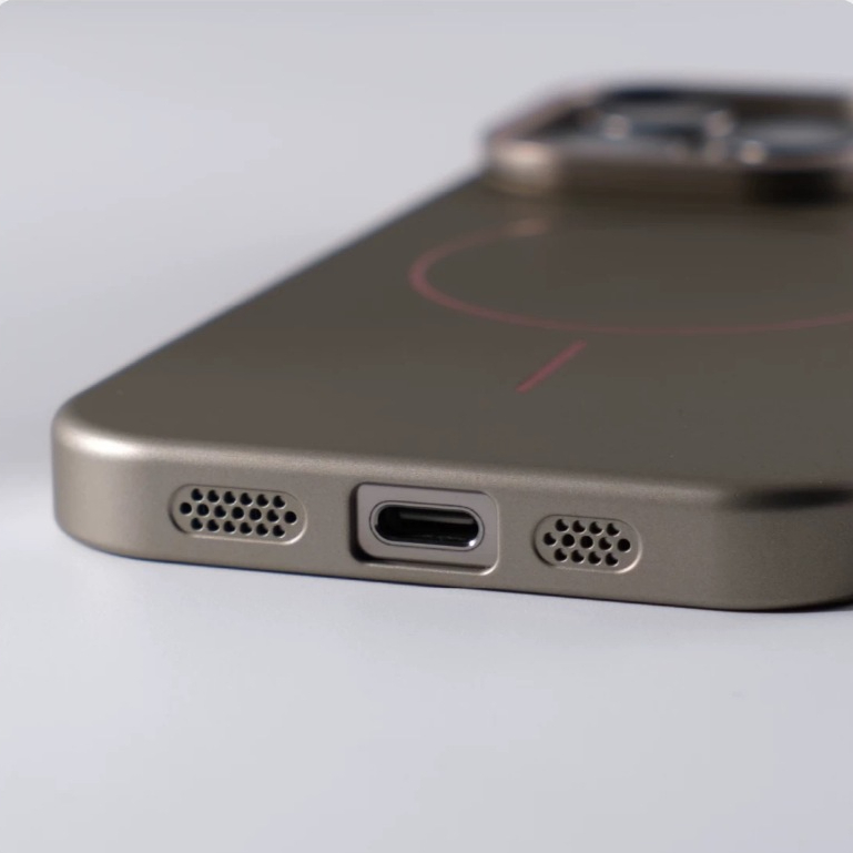 【Glossy coils/Metal bracket/Matte Pc hard Ultra-thin case/Black】เคส compatible for iPhone 13 14 15 16 pro max case - รูปที่ 7