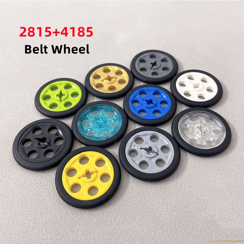 Technic Wedge เข็มขัดล้อยาง 2815 MOC ใช้งานร่วมกับ 4185 อะไหล่ Building Blocks อุปกรณ์เสริมเด็กประกอบของเล่น