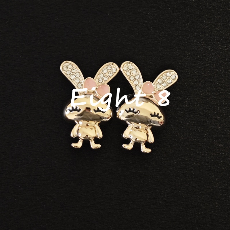 10 ชิ้น/เซ็ต Rose Gold เพชรกระต่ายรูปแบบรองเท้าหัวเข็มขัด Letter รองเท้า Pins DIY รองเท้าอุปกรณ์ตกแต่งสําหรับรองเท้าผู้หญิงและกระเป๋า