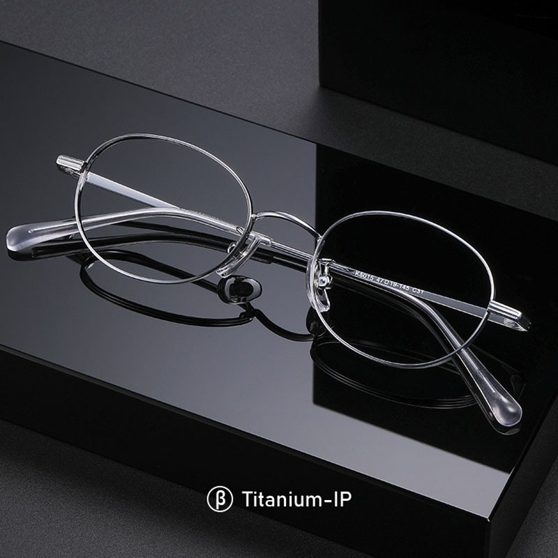 แฟชั่น Retro รอบกรอบแว่นตาผู้หญิง Oval TITANIUM กรอบแว่นตา k5015