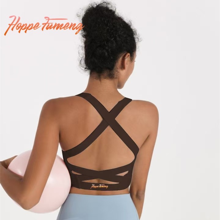 สปอร์ตบราผู้หญิงเสื้อกั๊กโยคะวิ่งสูง