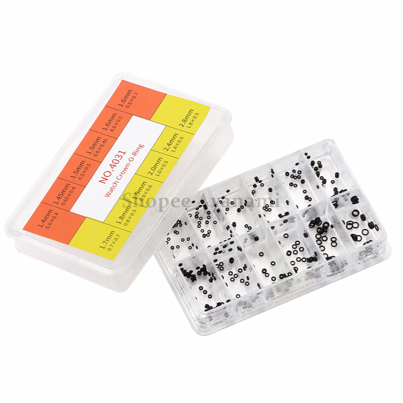 ปะเก็นแหวนโอริงยาง กันน้ํา สําหรับซ่อมแซมนาฬิกาข้อมือ