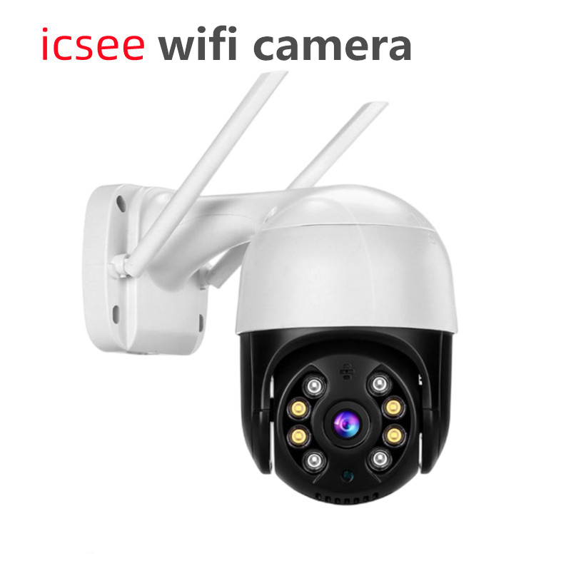 ICSEE กล้อง PTZ ไร้สาย HD กล้อง Wifi เต็มรูปแบบกลางแจ้ง Ai กล้องวงจรปิดติดตามอัตโนมัติ