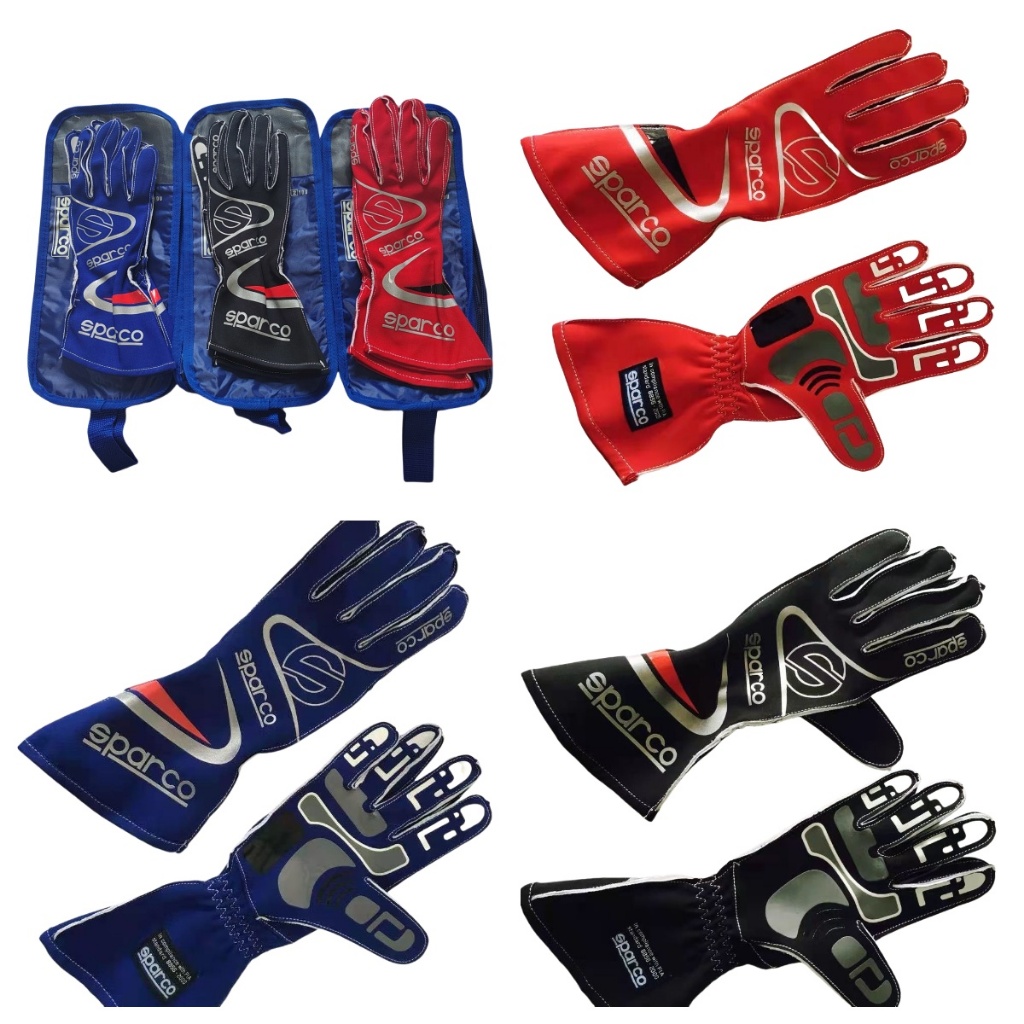 sparco Racing Gloves Go-Kart Gloves Silicone Non-Slip YesFIACertification Mark Fit Fingers Comfortab