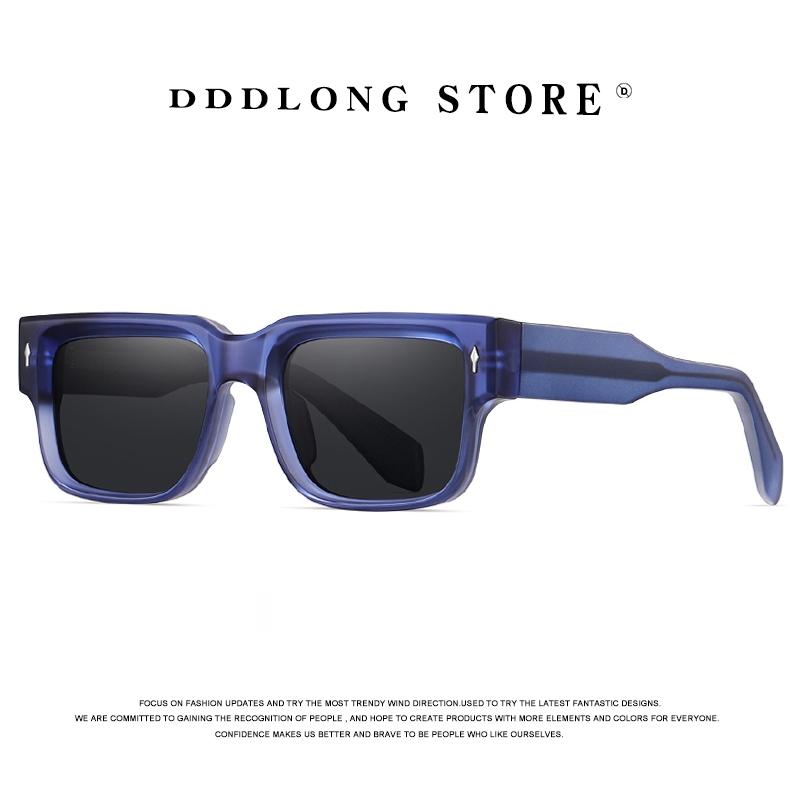 DDDLONG Retro แฟชั่นแว่นตากันแดดโพลาไรซ์ผู้หญิงผู้ชายแว่นตากันแดดคลาสสิก Vintage UV400 กลางแจ้ง Shad