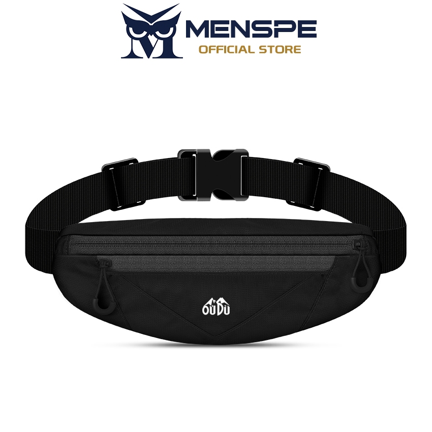 Menspe กีฬาเข็มขัดเอวแบบปรับได้กระเป๋าผู้ชายs กระเป๋าวิ่งกระเป๋าคาดหน้าอกกันน้ํา