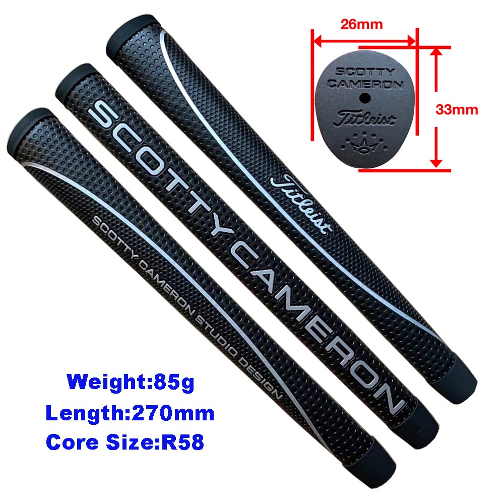 1 ชิ้นกอล์ฟคลับ Grip Pu Putter Grip Golf Putter Grip อุปกรณ์กอล์ฟ sliver สี