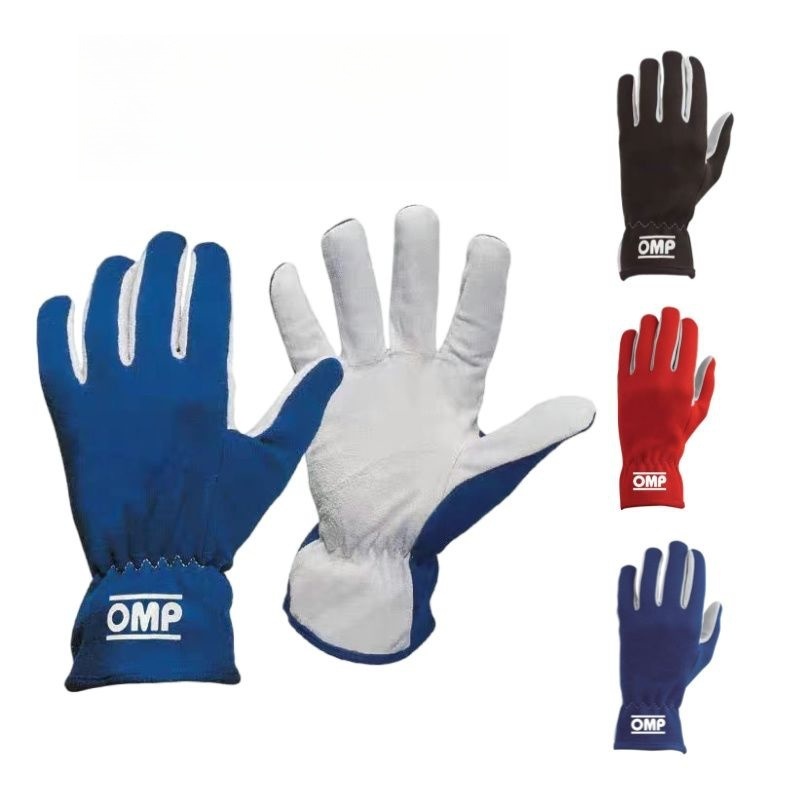 Go-kart Racing Gloves OMP Car Drift Track Driving Non-Slip Wear-Resistant Touch Screen Short Comfort