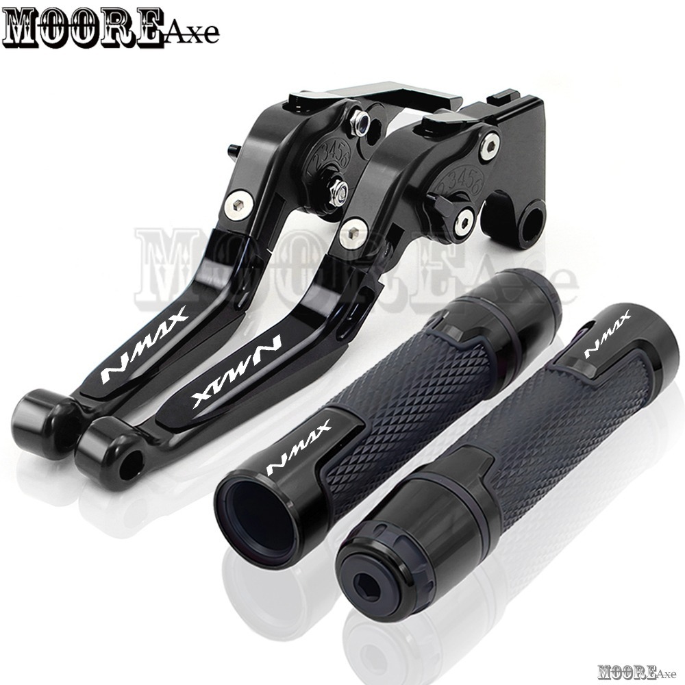 Mooreaxe สําหรับ YAMAHA NMAX 155 N-MAX 125 NMAX 150 2015-2021 2022 2023 2024 V1 V2 V3 รถจักรยานยนต์พับ CNC อลูมิเนียมคลัทช์เบรคพร้อมที่จับ TZ01
