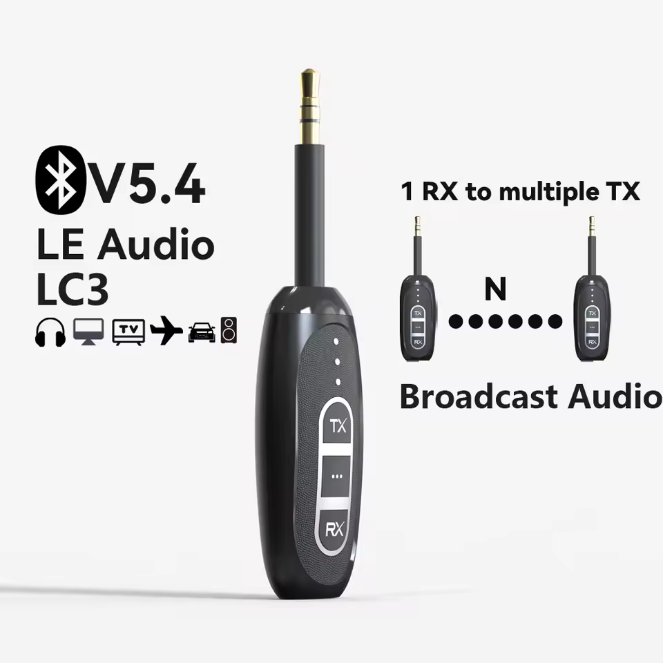Le Audio เครื่องส่งบลูทูธมัลติฟังก์ชั่น TX/RX/BIS รองรับเชื่อมต่อตัวรับหลายตัว