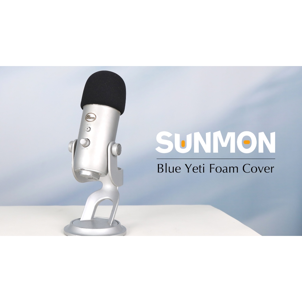 Blue Yeti ฝาครอบกันเสียงเป่า (Pop Filter)｜สำหรับไมค์ Blue Yeti, Yeti Pro・ปรับปรุงคุณภาพเสียง คุณภาพพ
