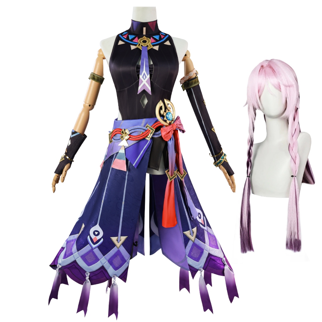 Holoun อะนิเมะ Ciclei Cosplay คอสเพลย์เครื่องแต่งกาย Genshin Impact เกม