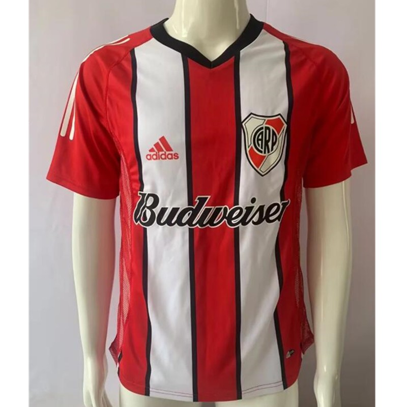 River Plate Retro Jersey 03-04 Home Fans เสื้อฟุตบอล
