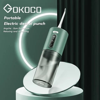 GOKOCO Water Flosser สมาร์ทไฟฟ้าปาก Irrigator น้ำไหมขัดฟัน 280 มล. ชาร์จ USB แบบพกพา
