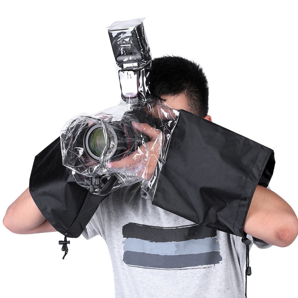 Cancer309. ผ้าคลุมกล้องกันฝน สำหรับแฟลช DSLR
