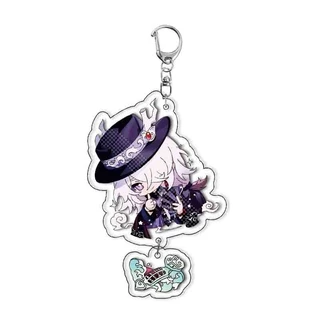 เกม Identity V อะนิเมะ KeyChain Joseph Desaulniers Grace Margaretha Zelle ผู้ชายพวงกุญแจสําหรับผู้หญิงรูปอะคริลิคจี้