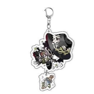 เกม Identity V อะนิเมะ KeyChain Joseph Desaulniers Grace Margaretha Zelle ผู้ชายพวงกุญแจสําหรับผู้หญิงรูปอะคริลิคจี้