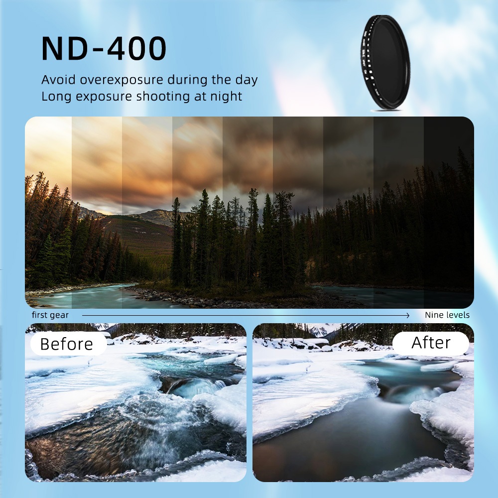 Lightdow 67 มม.โทรศัพท์เลนส์กรองสําหรับ ND Filter CPL Filter Soft Filter Star Filter