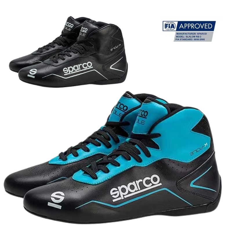 sparco Racing shoes Kart Shoes Genuine Leather Men's and Women's Racing Shoes FIAAuthentication  Dri