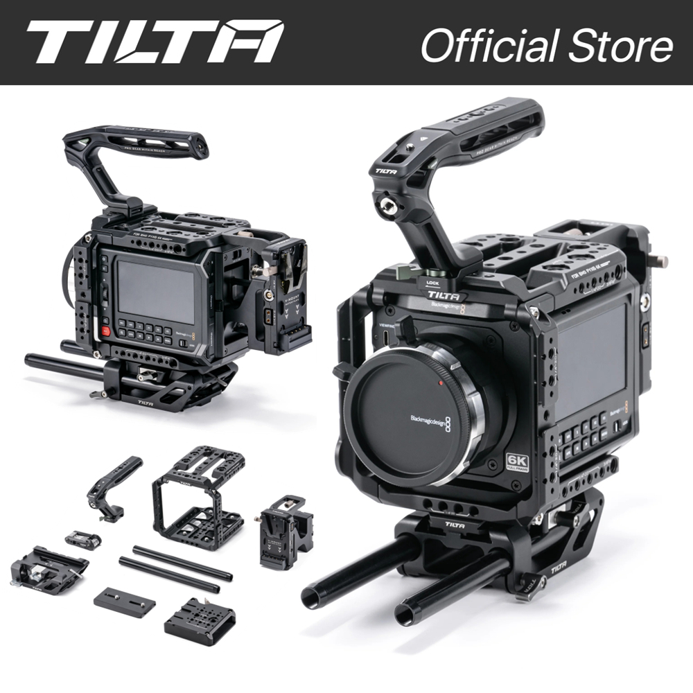 Tilta BLACKMAGIC PYXIS 6K Full Camera Cage มัลติฟังก์ชั่นแผงด้านข้างกล้องขยายอุปกรณ์เสริม BMD PYXIS 