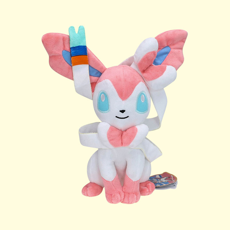 30 ซม.Pokemon Eevee ครอบครัวของเล่นตุ๊กตา Eevee Sylveon Flareon Jolteon Vaporeon Pikachu ตุ๊กตาสัตว์