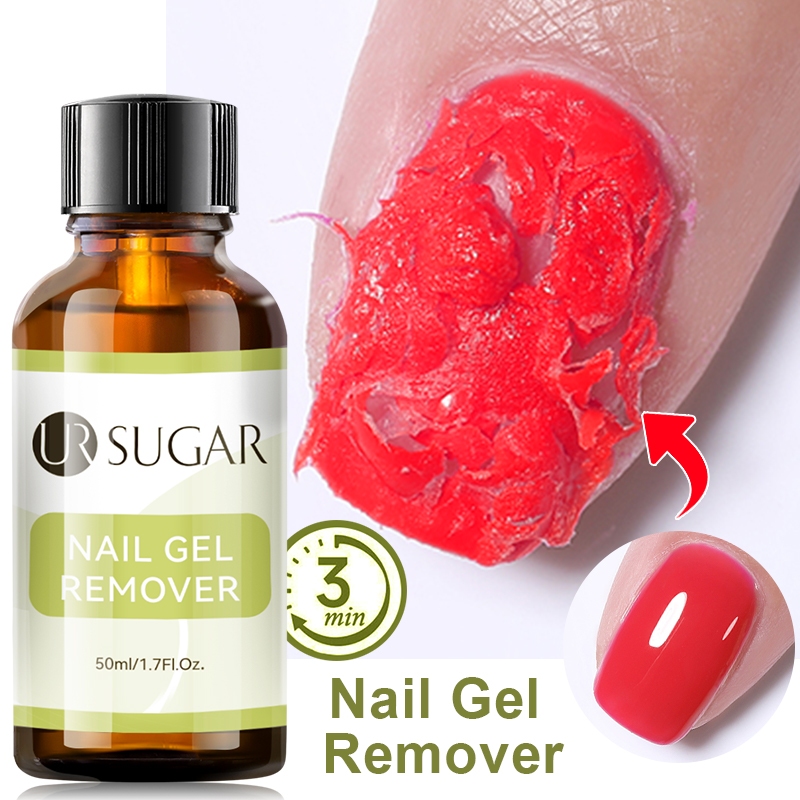 UR SUGAR 50ml เล็บเจล Remover Function Gel Soak Off UV LED Cleaner เล็บเจล Degreaser