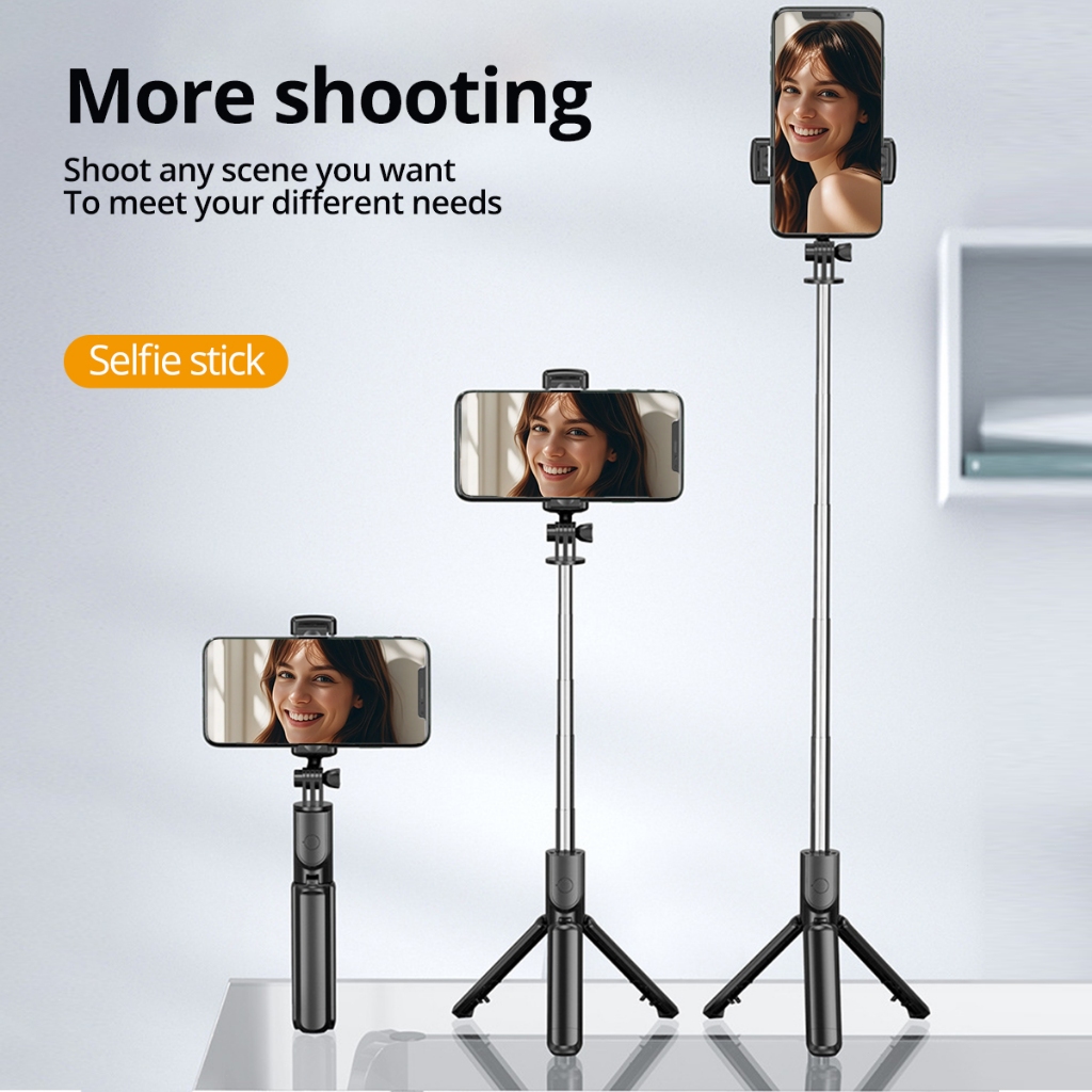 Ankndo ไม้เซลฟี่บลูทูธ 3 in 1 ขาตั้งกล้องสําหรับ IOS และ Android