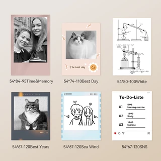 Niimbot B1Pro/B21Pro สติ๊กเกอร์ฉลากกระดาษแข็งความร้อนโดยเฉพาะ