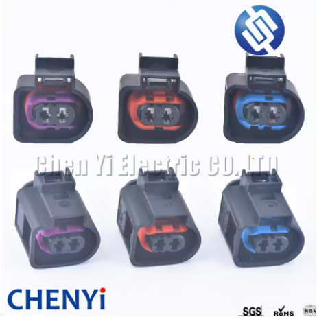 2 ขา 2.8 มม. ขั้วต่อกันน้ําอัตโนมัติ ไดชาร์จ ที่นั่ง ปลั๊กหัวฉีดน้ํามันเชื้อเพลิง 4D0971992เอ 4D0971