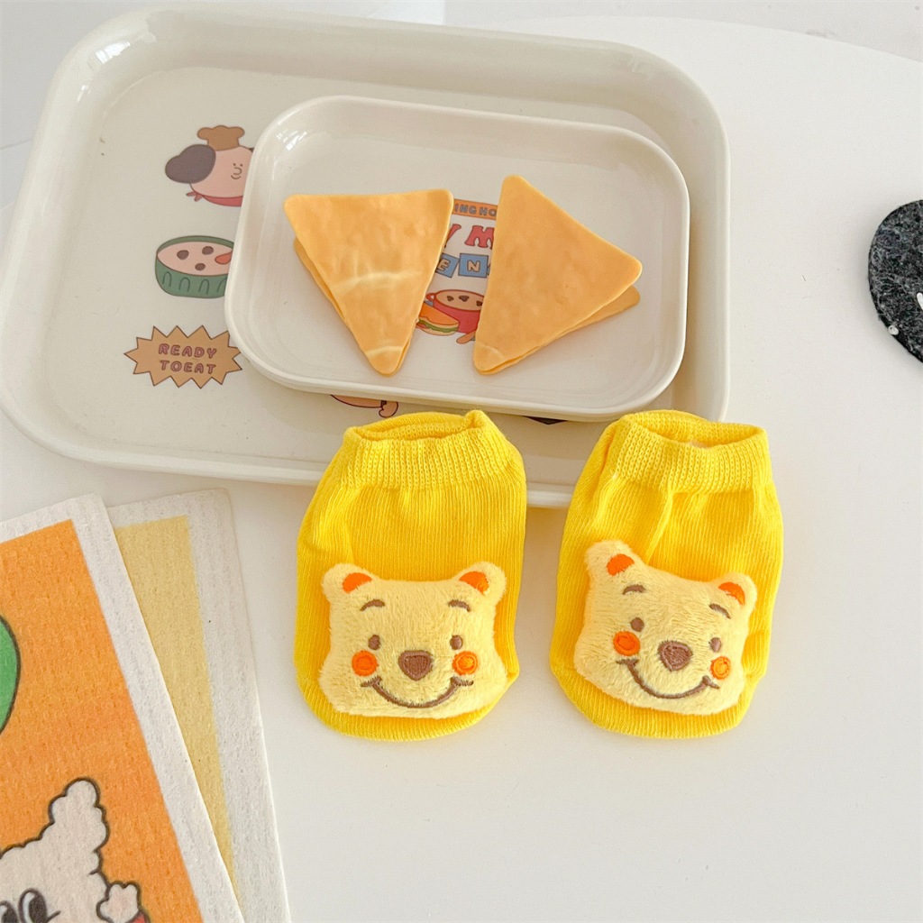 ชุดจั๊มสูทเด็กแรกเกิด เด็กผู้ชาย ดิสนีย์ สีเหลือง หมีพูห์ ชุดเด็กน่ารัก เด็กชาย ผ้าฝ้าย แขนสั้น เสื้อผ้า - รูปที่ 2