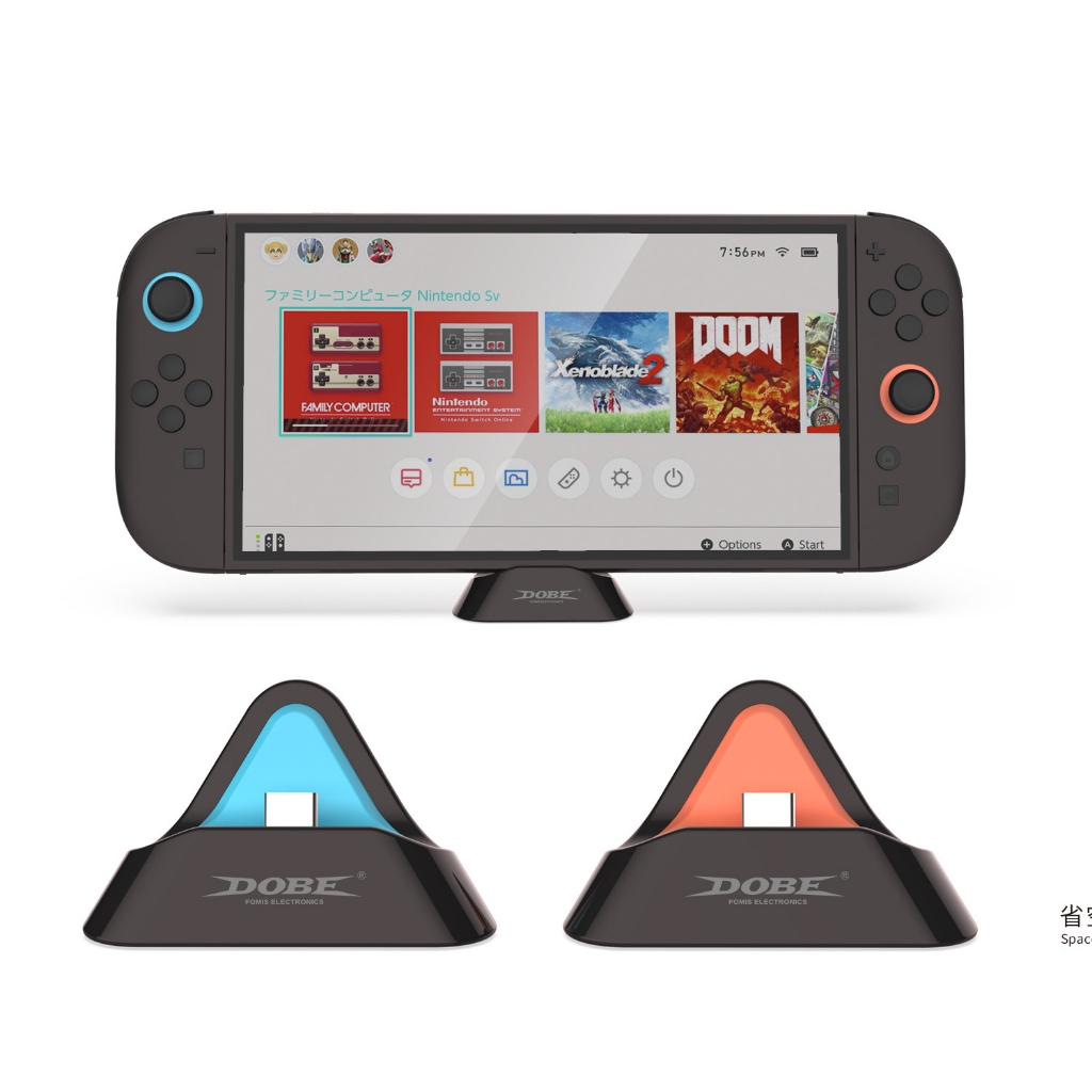 DOBE ที่ชาร์จสำหรับ Nintendo Switch 2/Nintendo Switch (OLED)/Nintendo Switch Lite, ที่ชาร์จ Nintendo