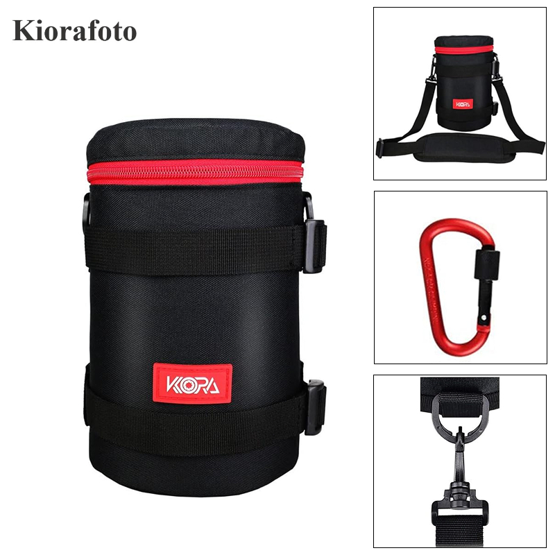 Kiorafoto กระเป๋ากล้อง Canon EF 70-200 มม.f/4L USM Series เลนส์ซูมอื่นๆกระเป๋า Nikon กันน้ํากันกระแทก Telephoto เลนส์กระเป๋า