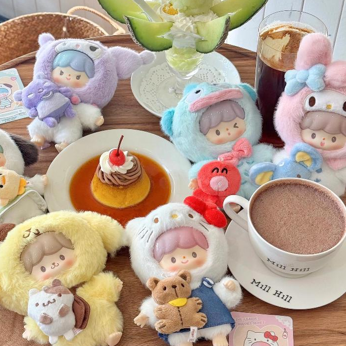 𝐍𝐞𝐰 ✨ Zzoton x Sanrio Friends League Plush adhesive