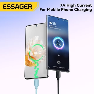 Essager สาย USB A ถึง Type C/Type C ถึง Type C 100W PD ชาร์จเร็วสําหรับแล็ปท็อป Samsung