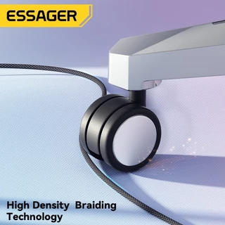 Essager สาย USB A ถึง Type C/Type C ถึง Type C 100W PD ชาร์จเร็วสําหรับแล็ปท็อป Samsung