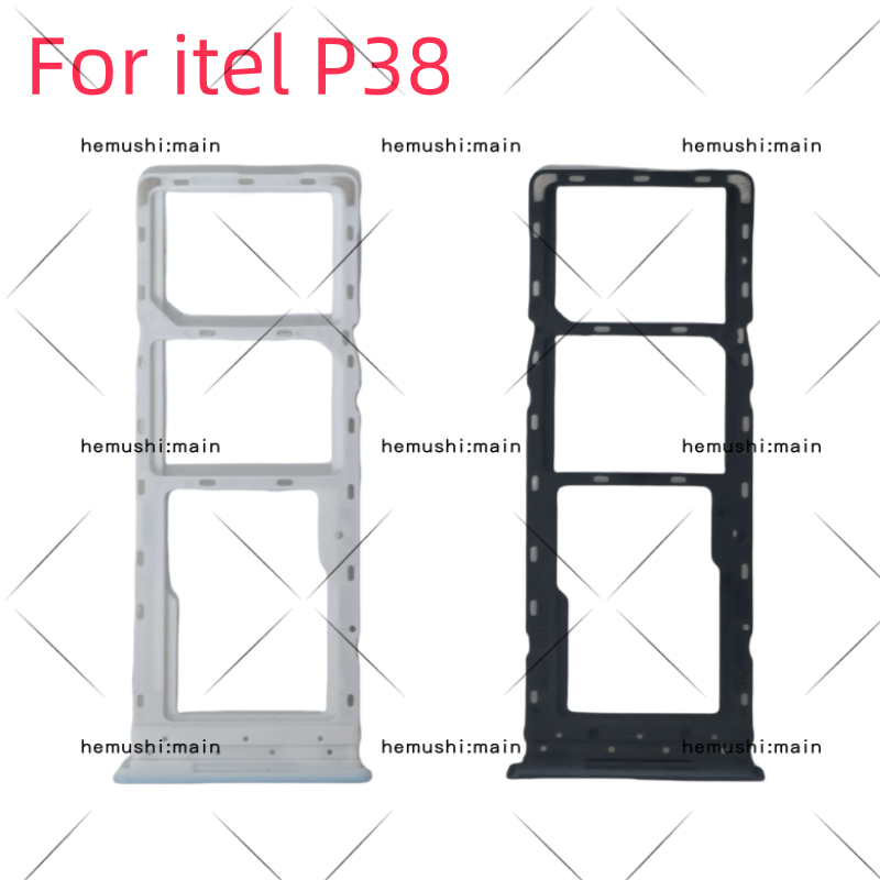 ถาดซิมการ์ด For itel P38 Phone Case Slot Holder Mobile Phone Part