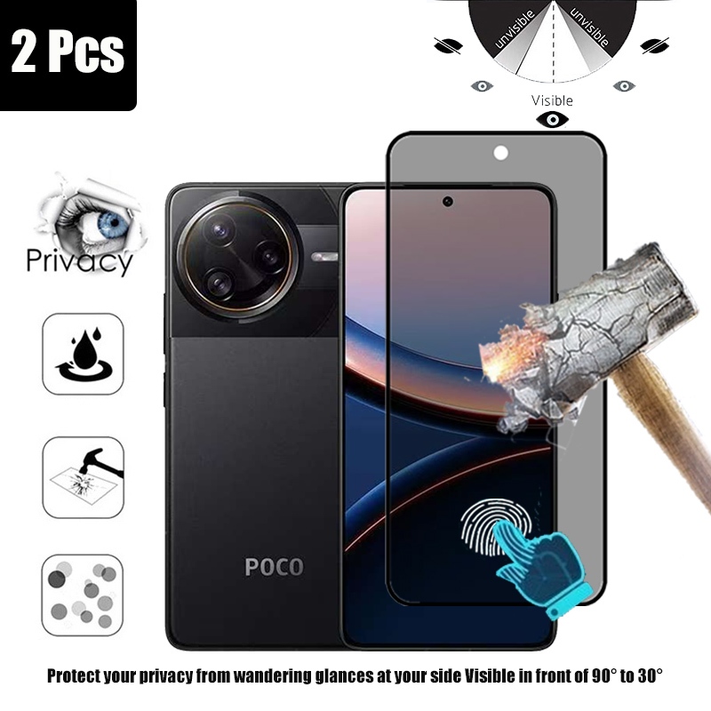 ฟิล์ม POCO F7 Ultra 2 Pcs Anti-peeping กันรอยหน้าจอความเป็นส่วนตัวฟิล์ม กระจกนิรภัยสําหรับ สำหรับ Xi