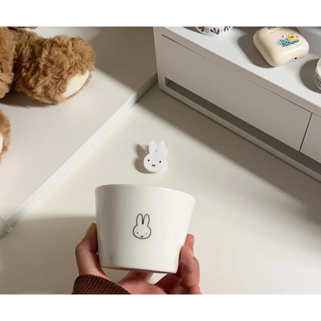 Kapplin🧸miffy แก้วถ้วยเซรามิคถ้วยปากกว้างถ้วยกาแฟนม